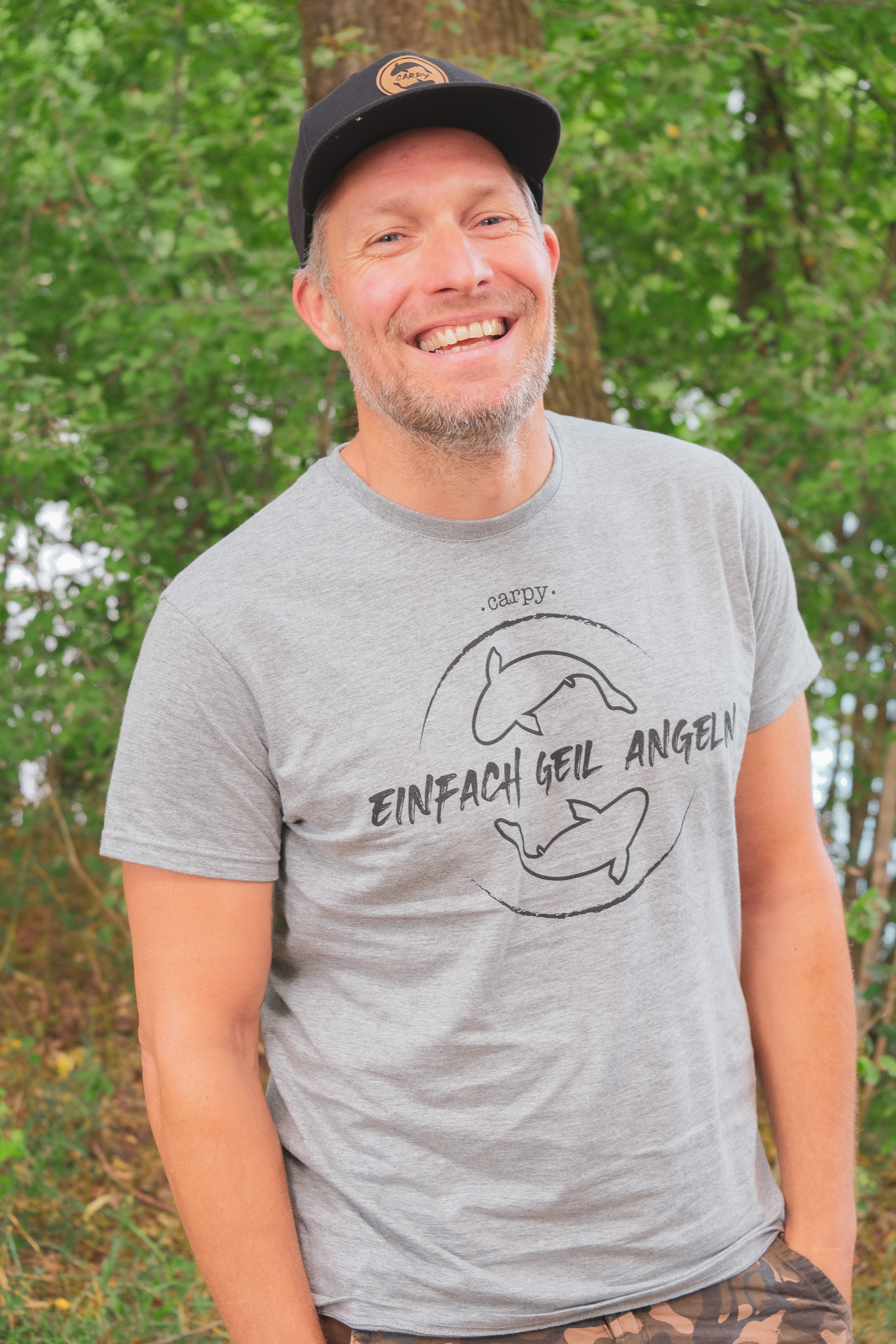 Einfach Geil Angeln - Shirt - Größe S