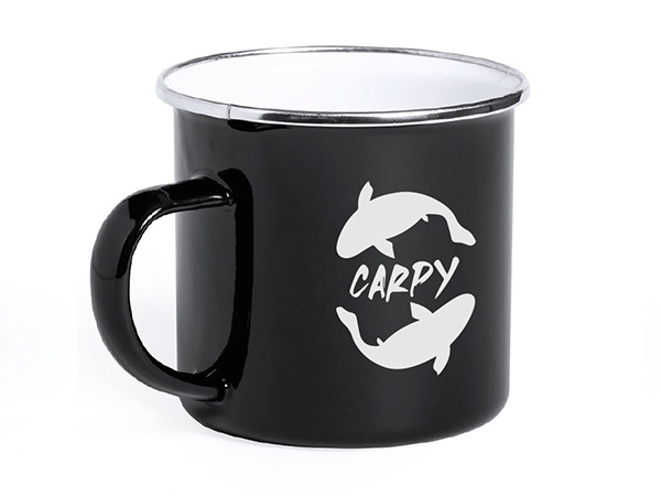 Carpy Edelstahl-Tasse - Einfach Geil Angeln