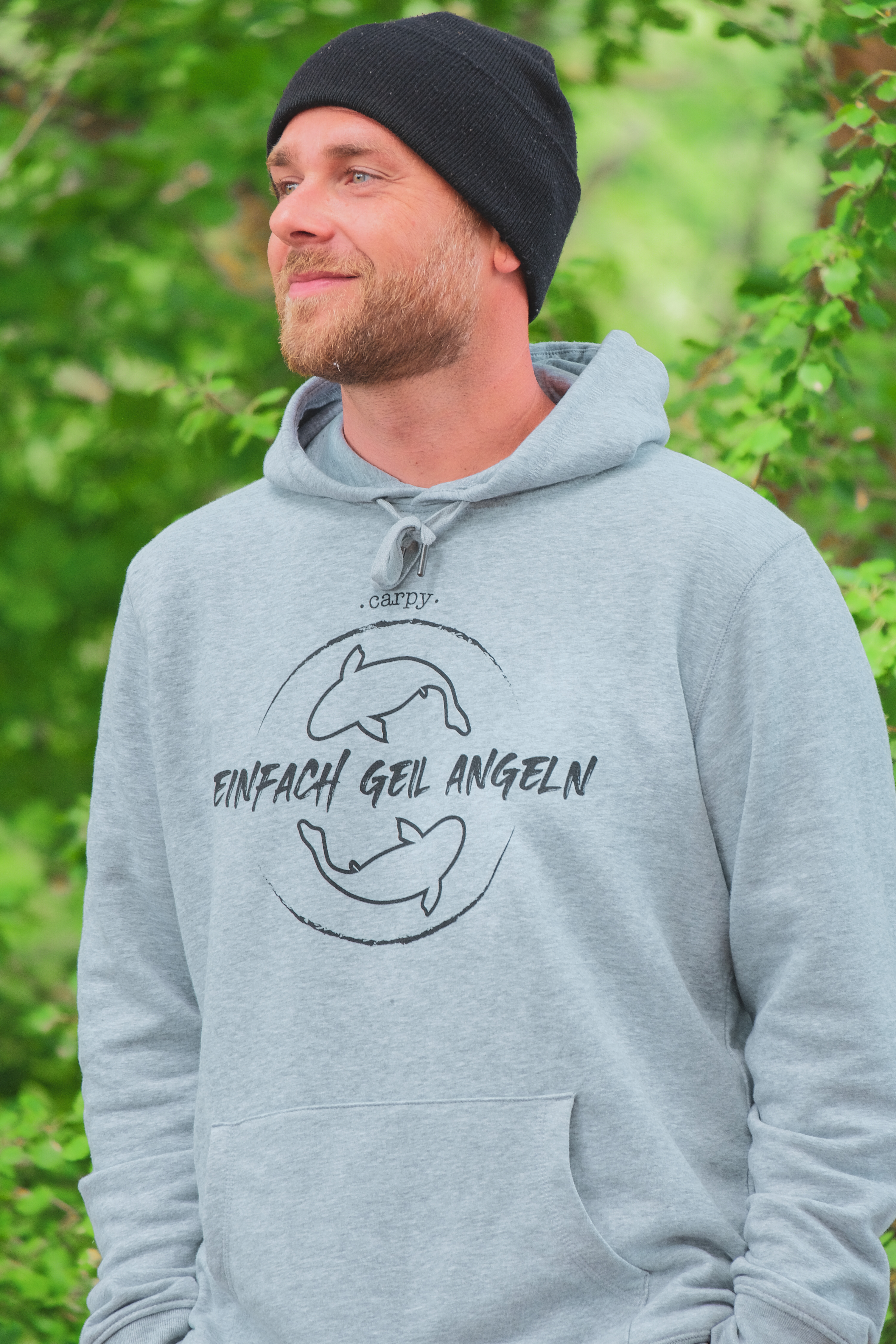 Einfach Geil Angeln - Hoodie - Größe S