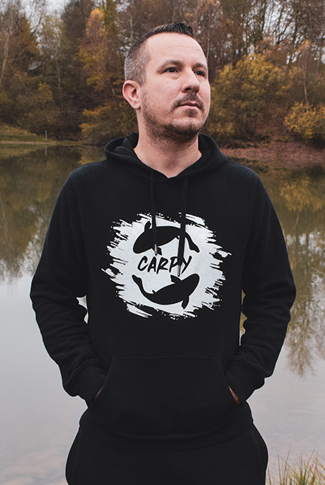 Carpy Hoodie - Logo groß - Größe S