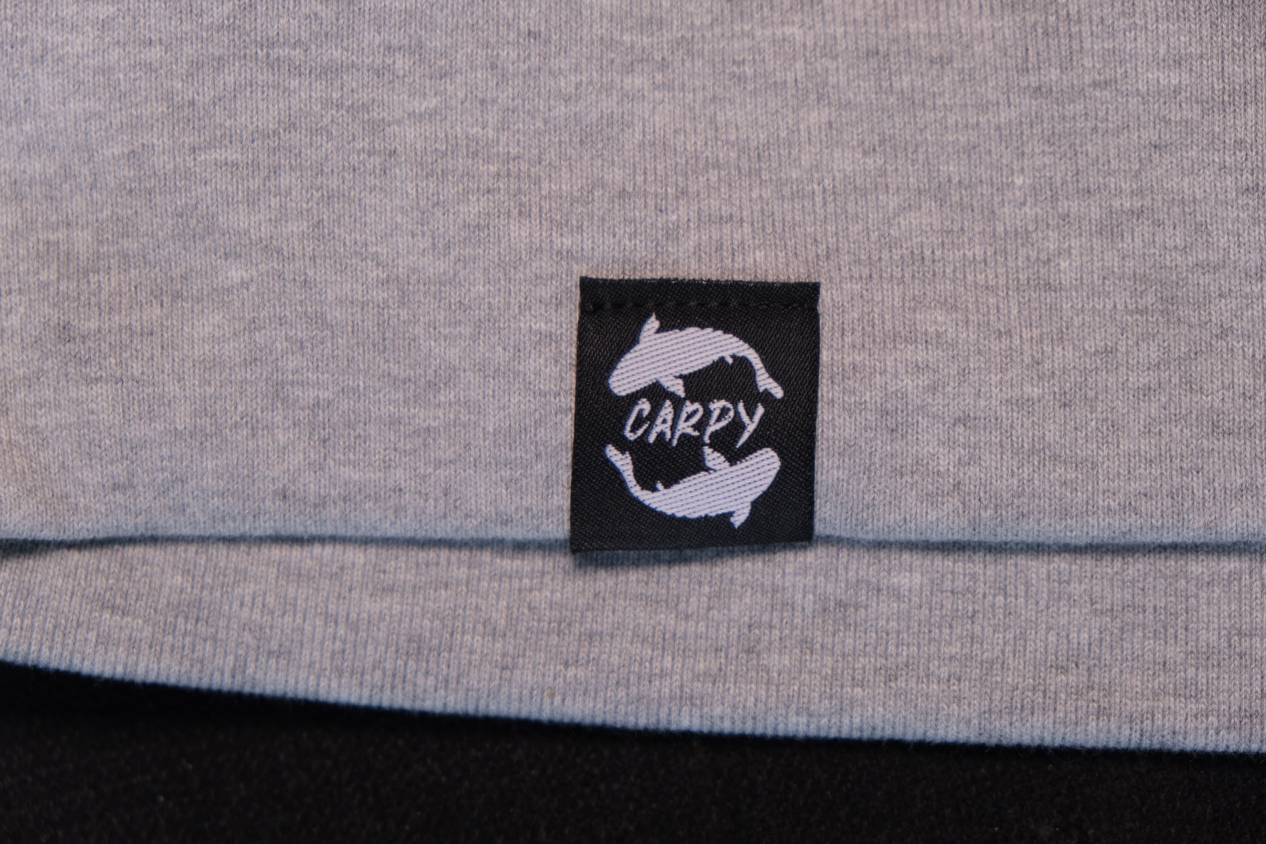 Hoodie - Carpy Logo - grau
