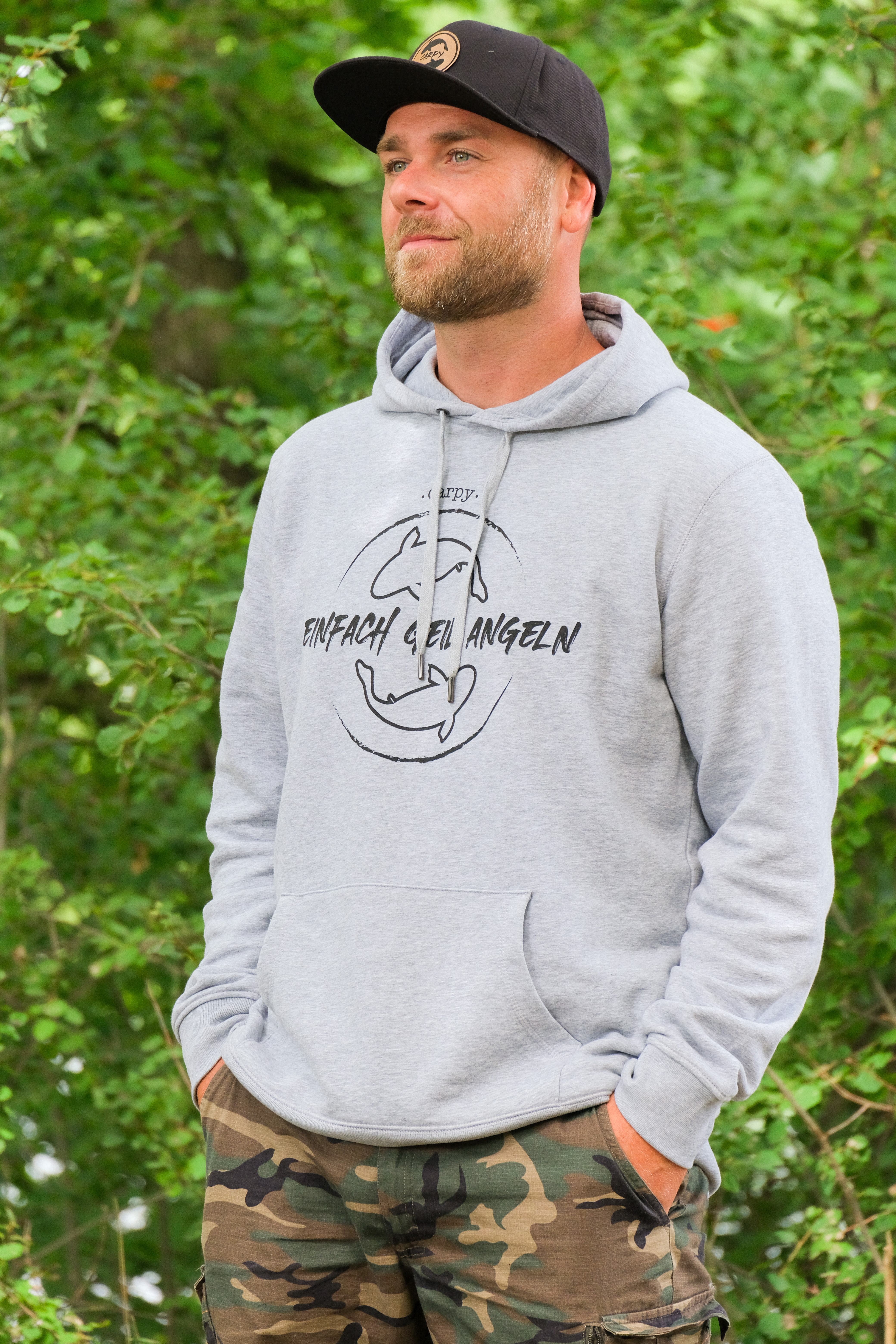 Einfach Geil Angeln - Hoodie - Größe S