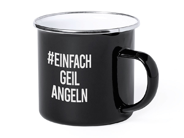 Carpy Edelstahl-Tasse - Einfach Geil Angeln