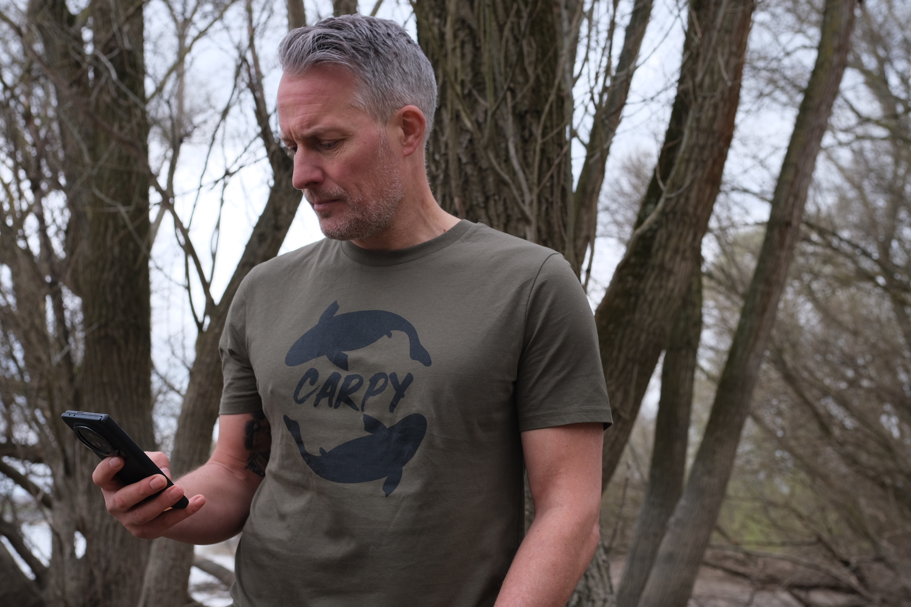 Shirt - Carpy Logo - grün